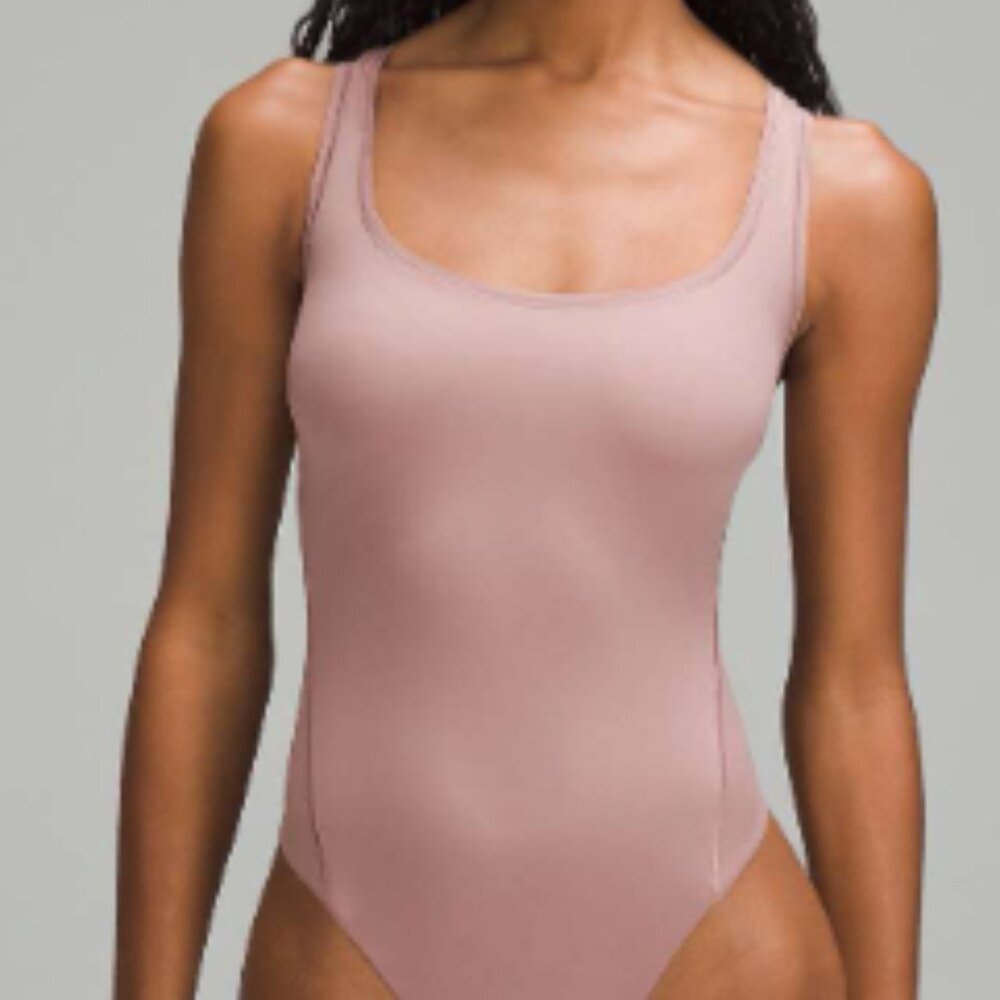 Wundermost Ultra-Soft Nulu Square-Neck Sleeveless Bodysuit